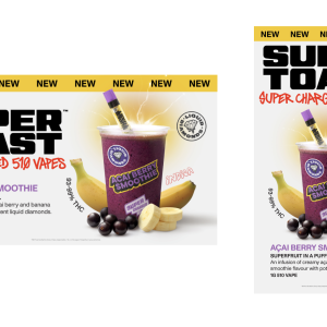 Super Toast - Acai Berry Smoothie Static Digital Posters